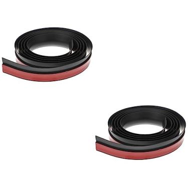 Imagem de 4pcs Faixa de transição de piso guarnição de borda de azulejo guarnição de piso de vinil guarnição de borracha tira de carpete faixa de aderência de carpete guarnição de borda de carpete guarnição de