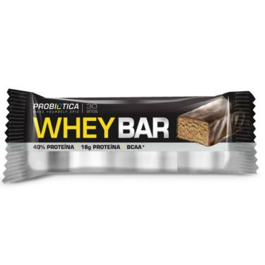 Imagem de Barra de Proteína Whey Bar Low Carb 40G - Probiótica - Côco-Unissex