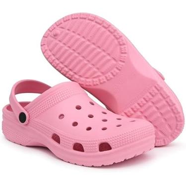 Imagem de Sandália Chinelo Babuche Conforto Ajustável Super Leve Feminino e Masculino (Rosa, BR, Adulto, Numérico, 33)