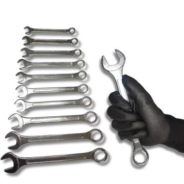 Imagem de Jogo de Chave Combinada 6 a 17mm kit com 10 Peças Excellent EDA