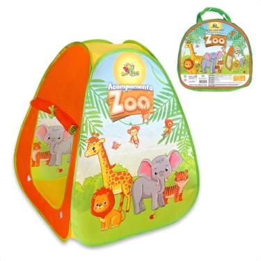 Imagem de Barraca Infantil Retrátil Dobrável Crianças Tenda Toca Azul Verde Rosa Menino Menina (Verde)