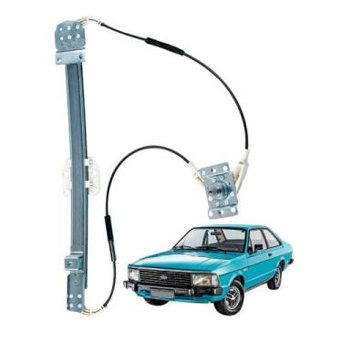 Imagem de Maquina Vidro Manual Corcel II 1981 1982 1983 2 pts Direita - Zinni Gu