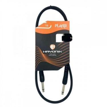 Imagem de Cabo Para Instrumentos Player P10 Injetado 1m Preto Hayonik