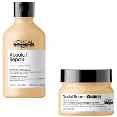 Imagem de Shampoo Reparação e Máscara Light Cabelos Finos Loreal Absolut Repair 