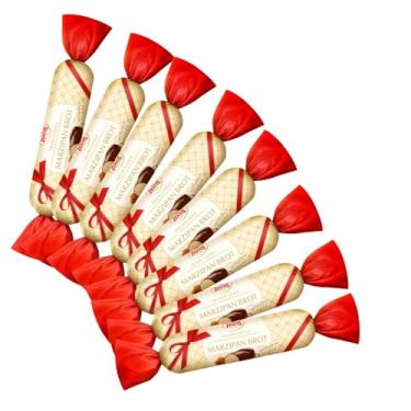 Imagem de Marzipan Zentis coberto com chocolate - 8 baguetes de 100g (Total 800g)