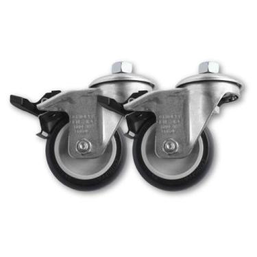 Imagem de Rodízio 210 BP com Placa Giratória Com Trava para 40Kg - Schioppa