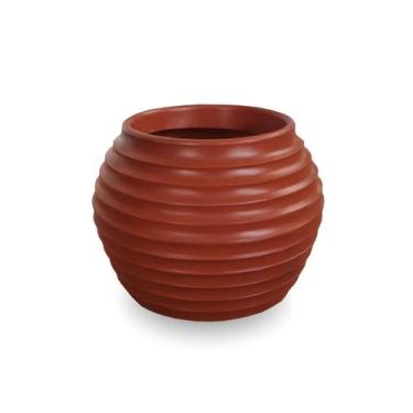 Imagem de Vaso De Planta Flor Redondo Polietileno 15X20 Cm V Cerâmica - Foster P