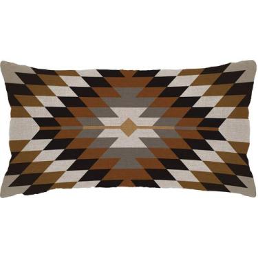Imagem de Capa Baguete 29x52 Linho Geometric Terrosa A - LA FAVORITTA AL, LA FAV