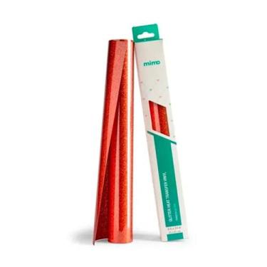 Imagem de Transfer Glitter - Vermelho Puro - Mimo - 25 x 61 cm- 1 Unid