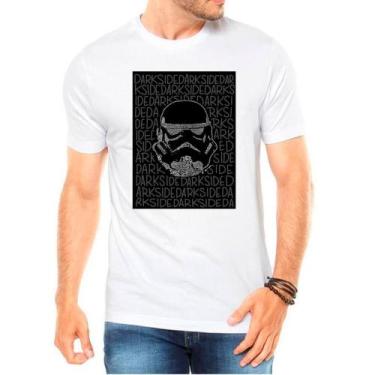 Imagem de Camiseta Masculina Branca Star Wars 10 - DESIGN CAMISETAS, Branco, EG