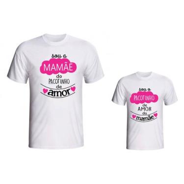 Imagem de Camiseta  Kit Mamãe e filha  modelo branca fornecedor M&M Presentes Pe