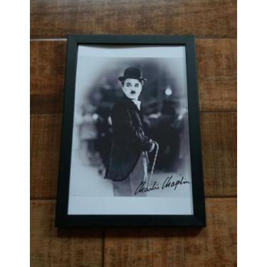 Imagem de Quadro Vintage Charlie Chaplin - Dobalako bako 