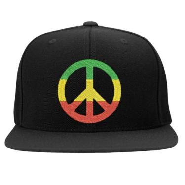 Imagem de Boné Bordado - Reggae Paz Rastafari Jah Dub Bob Judah Bob 2 - HIPERCAP