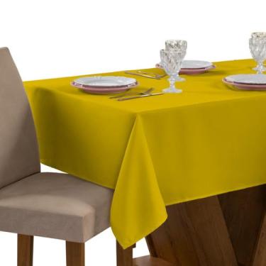 Imagem de Toalha de Mesa TECIDO GROSSO Oxford Liso 1,50M x 1,50M Retangular com 