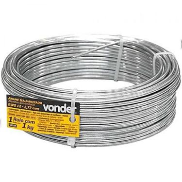 Imagem de Arame Galvanizado Bwg 12 2,77Mm Vonder - 7491012000