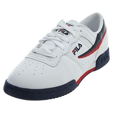 Imagem de Fila Kids Original Fitness Tênis grande, White/Navy/Red, 4 Big Kid