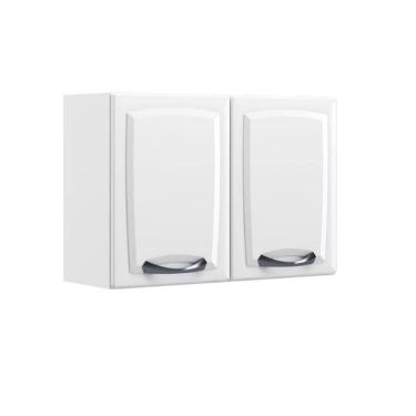Imagem de Armário Aéreo New Premium 80cm Com 2 Portas Branco Itatiaia Branco