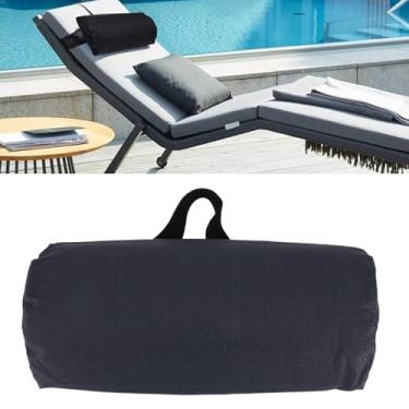 Imagem de Almofada Cabeça Acolchoada Macia Universal para Cadeira Gravidade Zero, Encosto Cabeça Almofada Cadeira Praia Com Enchimento Esponja Removível, Almofada Substituição Cabeça Salão