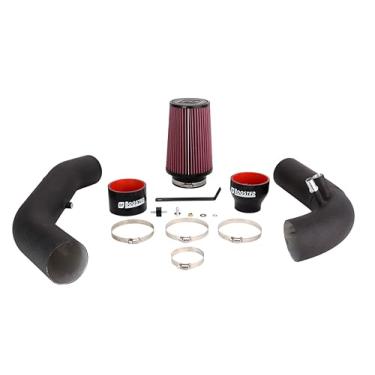 Imagem de Desempenho melhorado 2,3L Ford Mustang EcoBoost Performance Ingestão de ar frio (2015-2024) Ganhos de grande desempenho até 15WHP + 20WTQ (filtro vermelho)