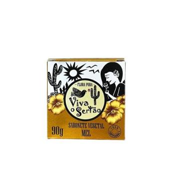 Imagem de Sabonete vegetal de mel 90g linha viva o sertao - Flora pura