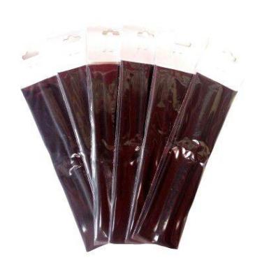 Imagem de Faixa fina de cabelo pacote com 6 peças - BF, Preta