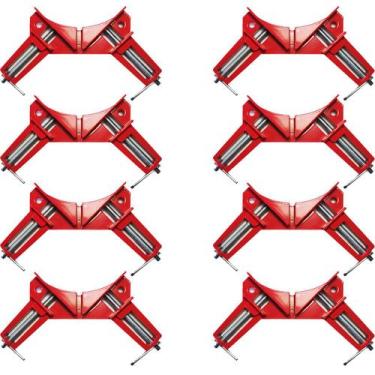 Imagem de KIT 8 Sargento Angular 90 Cantoneira Marcenaria - CHARBS