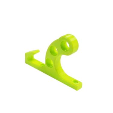 Imagem de Kit 5 Suportes De Parede Para Capacetes Com Gancho - 3D Art, Verde Lim