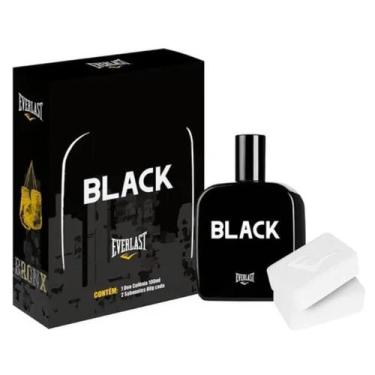 Imagem de Kit Everlast Black (1 Deo Colônia 100ml + 2 Sabonetes em barra 80g)