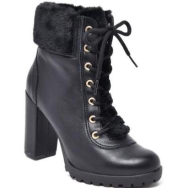 Imagem de Bota Coturno Via Marte 22-6001 Feminina-Feminino