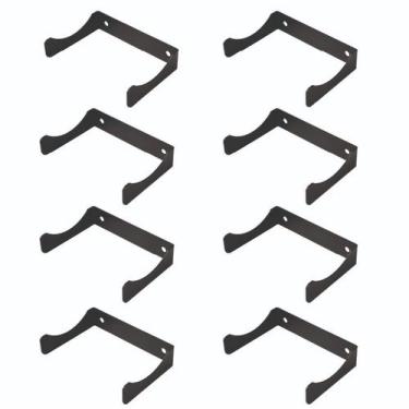Imagem de Suportes De Garrafa De Parede Sterk Aço Carbono 12cm Decoração Organiz