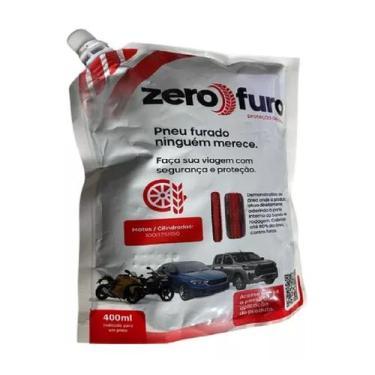 Imagem de Selante Preventivo Contra Furos de Pneus 400ml Zero Furo - Unidade - A