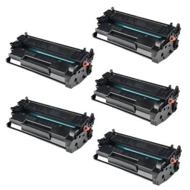 Imagem de Kit 05 Toner Cf258x 258x 58x Compatível C/Chip M428dw M404dw - Digital