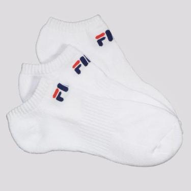 Imagem de Kit Meia Fila 3 Pares Cano Curto Branco, 34-38