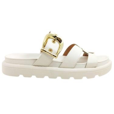 Imagem de Tamanco Feminino Papete Casual Dia a Dia Passeio Trabalho Flatform Conforto Vizzano 6510.110