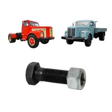Imagem de Kit 10 Parafusos Flange Cardan 3/8x1,1/4 Scania L75 L76 - LNG