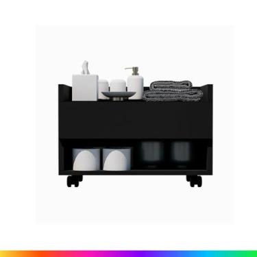 Imagem de Armário Gaveteiro Banheiro de Chão Multiuso Organizador Lançamento Móv