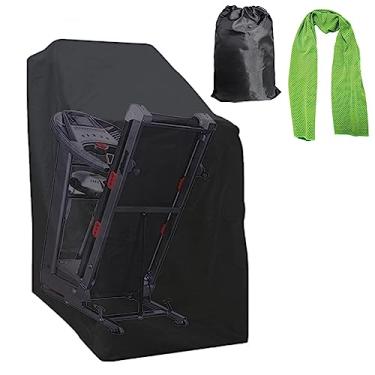 Imagem de Capa de esteira à prova d'água, capa dobrável para máquina de corrida à prova de poeira, proteção de equipamentos de treino, casa, academia, ambientes internos e externos