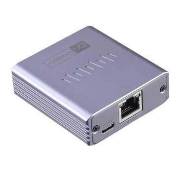 Imagem de Novo divisor Gigabit Ethernet 1 a 2 - divisor de rede com cabo de alimentação USB, adaptador divisor de Internet RJ45 1000Mbps de alta velocidade para cabo Cat 5/5e/6/7/8 [4 dispositivos em rede