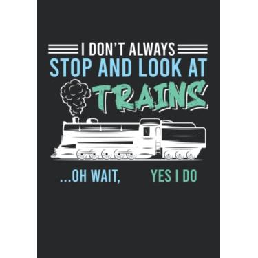 Imagem de Notizbuch A4 dotted, gepunktet, punktiert mit Softcover Design: Modelleisenbahn Eisenbahner Zug Bahn Lokführer Zugführer: 120 dotted (Punktgitter) DIN A4 Seiten