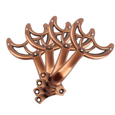 Imagem de ZIYOUGOU Pás de substituição para ventilador de teto de 106 cm - 4 peças (bronze vermelho).