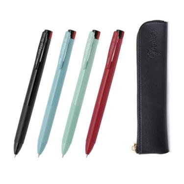 Imagem de ZEBRA SARASA Clip 3C Conjunto de canetas multicoloridas de 0,4 mm, 4 cores, capa fina preta original QULLITY