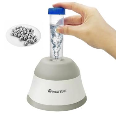 Imagem de WEST TUNE misturador vórtice 4000 rpm, mini misturador vórtice para tintas, esmaltes, tinta de tatuagem, adesivos para cílios e mistura de tintas acrílicas, agitador vórtice para tubos de en
