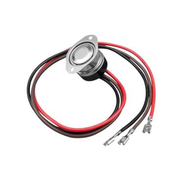 Imagem de QAGGUM Termostato de descongelamento de geladeira adequado para Supco Larkin Chandler Bohn controle climático, ventilador de 3 fios e Teminador de descongelamento AC: 120 240 12.8 °C - 1.7 °C Amps