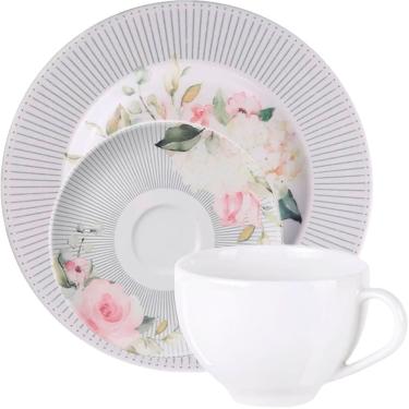 Imagem de Kit Jogo Café Lanche 8Pçs 4 Pessoas Chá Ornatta Tramontina