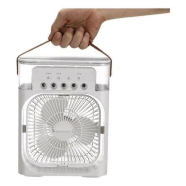 Imagem de Mini Ventilador De Mesa Pessoal Spray de Água Névoa Portátil - INOVA