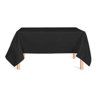 Imagem de Genérico, Toalha Mesa Veludo Extra Grande 2,60x1,60 Jogo Poker Cartas Cor:Preto