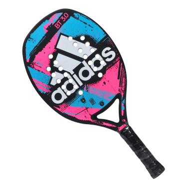 Imagem de Raquete de Beach Tennis Adidas BT 3.0 Preta Azul e Rosa
