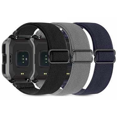 Imagem de Folavii Pulseira de nylon elástico de 22 mm compatível com KOSPET Tank M2/M3/M3 Ultra/T2/T3/T3 Ultra, pulseiras de reposição ajustáveis de liberação rápida para AMAZTIM M2/T2 pulseira esportiva