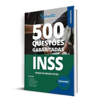 Imagem de Caderno de Questões INSS - Técnico do Seguro Social - 500 Questões Gab