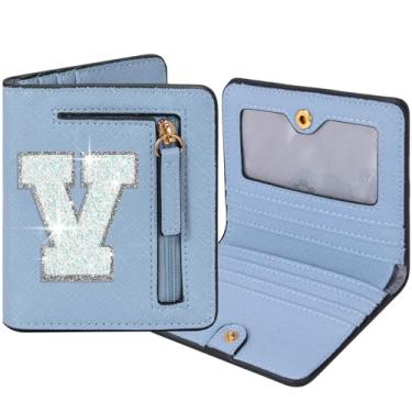 Imagem de OYLOLA Presentes de Natal para meninas adolescentes carteira RFID mulheres presente de aniversário para meninas 4 5 6 7 8 9 10 11 12 13 anos de idade meninas moda moda meninas presentes, Azul, V